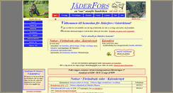 Desktop Screenshot of jaderfors.se