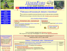 Tablet Screenshot of jaderfors.se